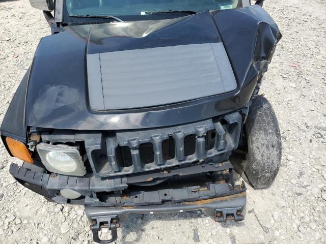 5GTDN13E178253901 - 2007 HUMMER H3 BLACK photo 12