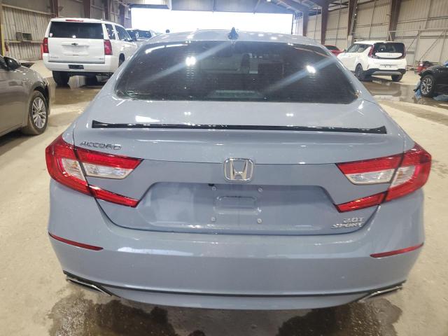 1HGCV2F37NA021622 - 2022 HONDA ACCORD SPORT BLUE photo 6
