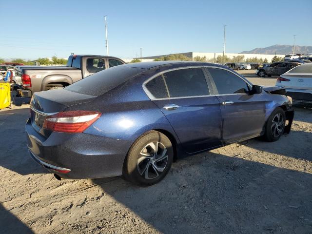 1HGCR2F37GA014497 - 2016 HONDA ACCORD LX BLUE photo 3