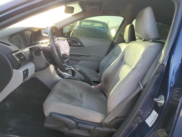 1HGCR2F37GA014497 - 2016 HONDA ACCORD LX BLUE photo 7