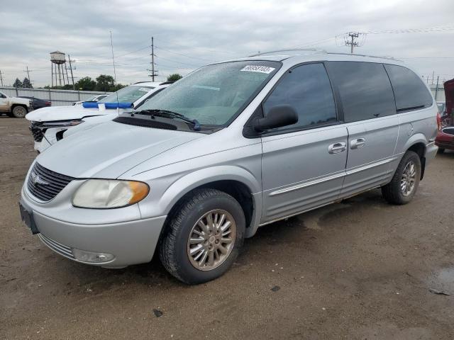 2C8GP64L92R705226 - 2002 CHRYSLER TOWN & COU LIMITED SILVER photo 1