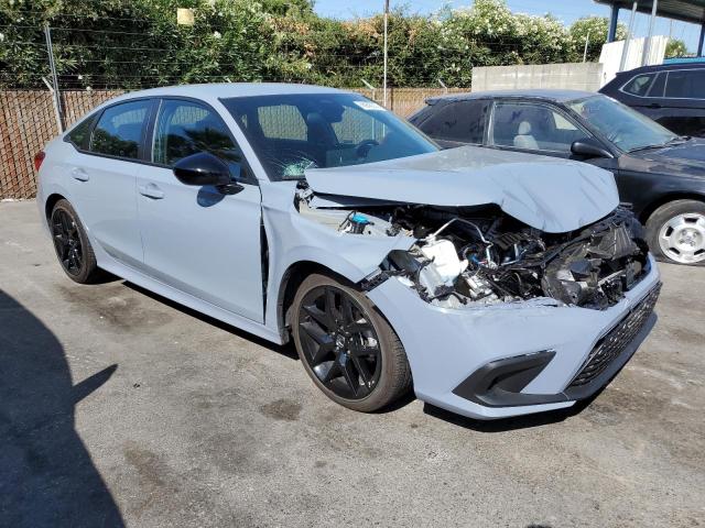 2HGFE2F57NH596125 - 2022 HONDA CIVIC SPORT 蓝色 照片 4