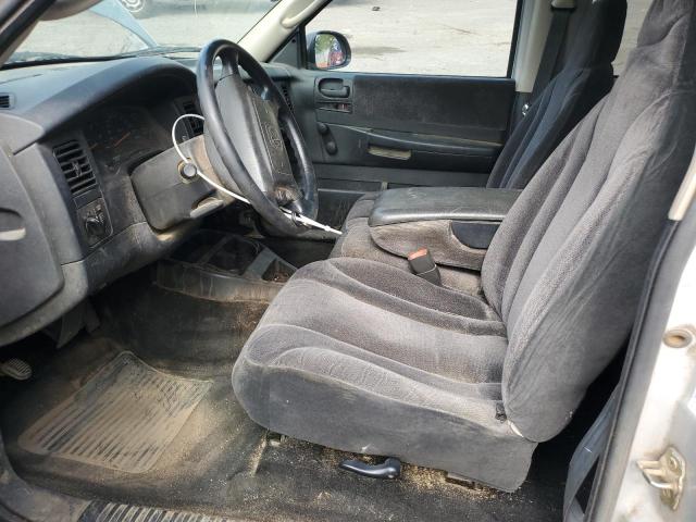 1B7GL32N62S504656 - 2002 DODGE DAKOTA SPORT SILVER photo 7