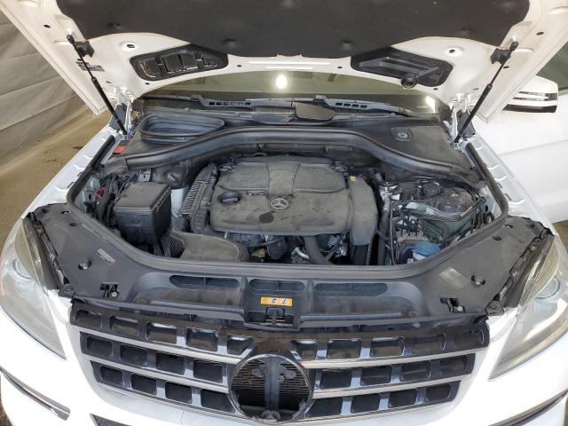 4JGDA5HB4EA304236 - 2014 MERCEDES-BENZ ML 350 4MATIC WHITE photo 12