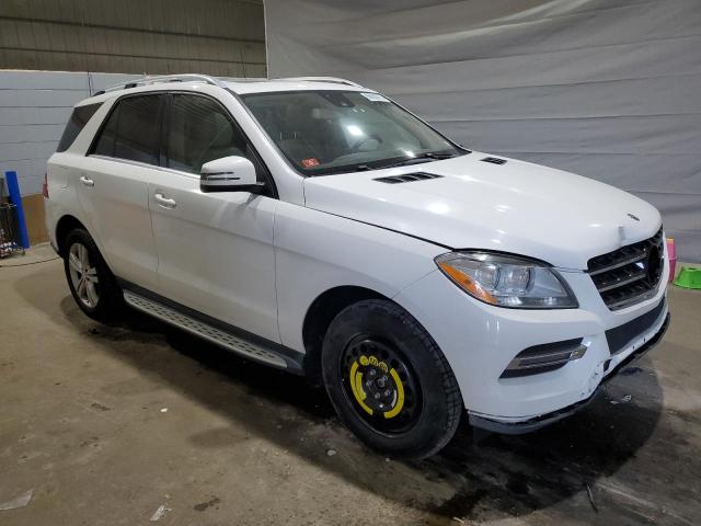 4JGDA5HB4EA304236 - 2014 MERCEDES-BENZ ML 350 4MATIC WHITE photo 4
