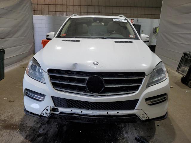 4JGDA5HB4EA304236 - 2014 MERCEDES-BENZ ML 350 4MATIC WHITE photo 5