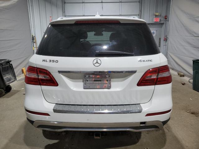 4JGDA5HB4EA304236 - 2014 MERCEDES-BENZ ML 350 4MATIC WHITE photo 6
