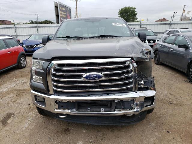 1FTEW1EP5FKD24770 - 2015 FORD F150 SUPERCREW GRAY photo 5