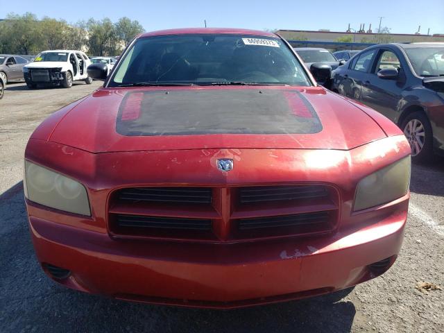 2B3KA43R28H198144 - 2008 DODGE CHARGER RED photo 5