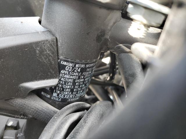 ML5EXER17RDAD2744 - 2024 KAWASAKI EX650 R GREEN photo 9