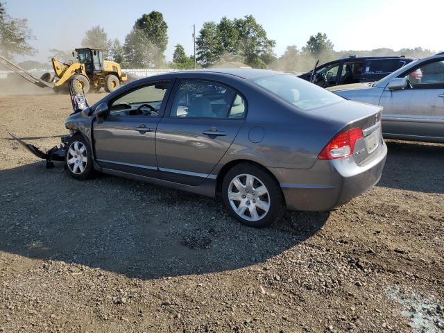 2HGFA1F54AH588287 - 2010 HONDA CIVIC LX GRAY photo 2