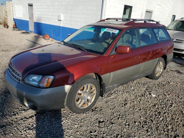 4S3BH686427603217 - 2002 SUBARU LEGACY OUTBACK LIMITED MAROON photo 1