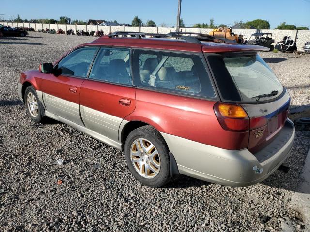 4S3BH686427603217 - 2002 SUBARU LEGACY OUTBACK LIMITED MAROON photo 2