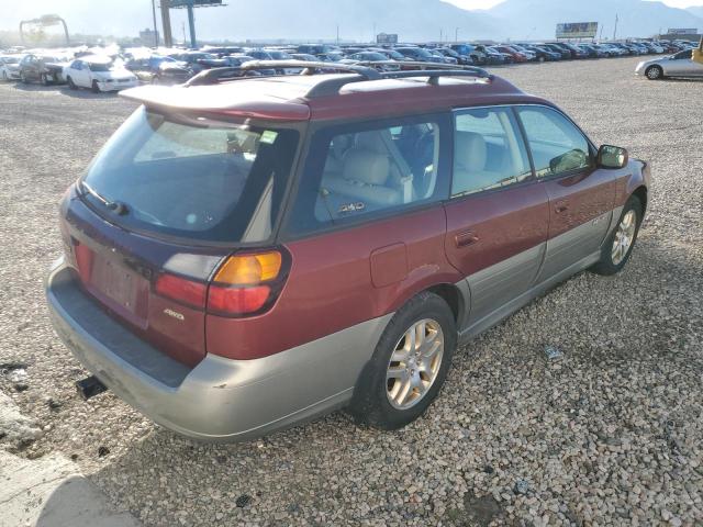 4S3BH686427603217 - 2002 SUBARU LEGACY OUTBACK LIMITED MAROON photo 3