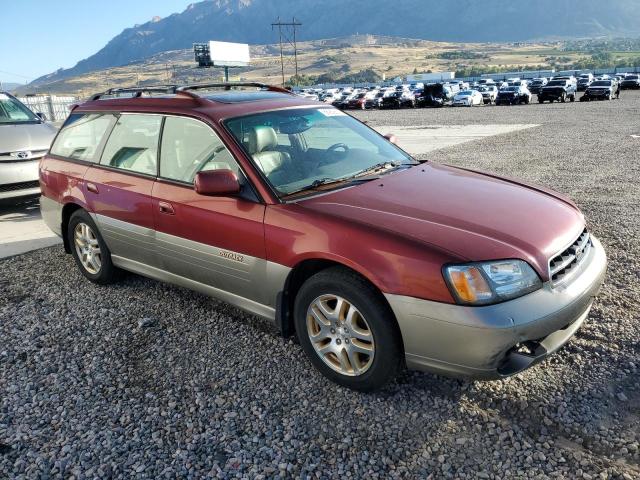 4S3BH686427603217 - 2002 SUBARU LEGACY OUTBACK LIMITED MAROON photo 4