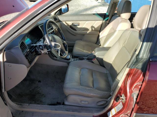 4S3BH686427603217 - 2002 SUBARU LEGACY OUTBACK LIMITED MAROON photo 7