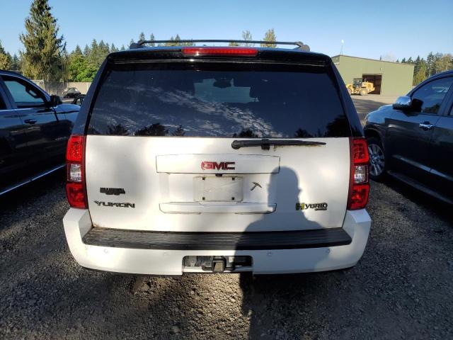 1GKFK13508R217982 - 2008 GMC YUKON HYBRID WHITE photo 6