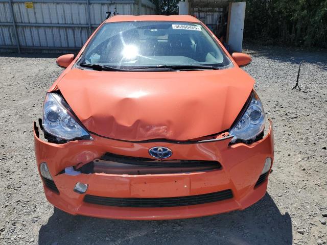 JTDKDTB30C1003257 - 2012 TOYOTA PRIUS C ORANGE photo 5
