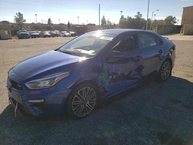 3KPF44AC3ME367423 - 2021 KIA FORTE GT BLUE photo 1