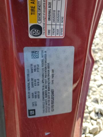 1G1FB1RX5J0124401 - 2018 CHEVROLET CAMARO LT 红色 照片 12