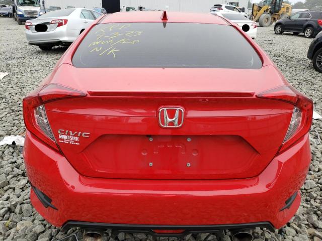 2HGFC1F38KH650462 - 2019 HONDA CIVIC EX RED photo 6