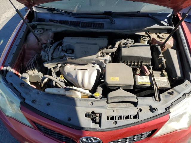 4T1BF1FK5CU550034 - 2012 TOYOTA CAMRY BASE Қызыл фото 11
