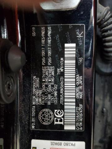 JTEBU5JR8K5696731 - 2019 TOYOTA 4RUNNER SR5/SR5 PREMIUM BLACK photo 14