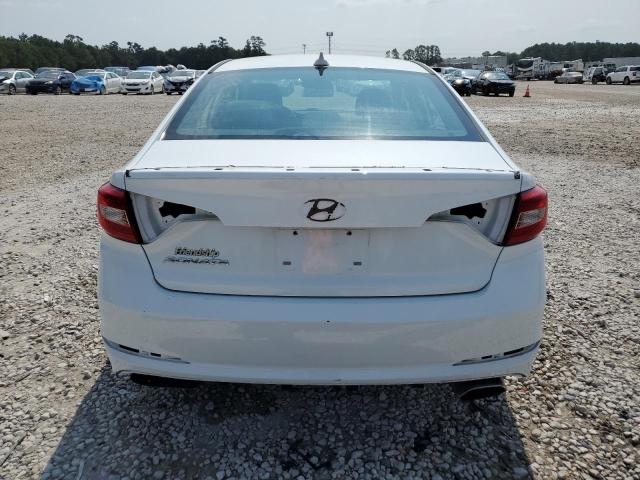 5NPE24AF8FH143414 - 2015 HYUNDAI SONATA SE WHITE photo 6