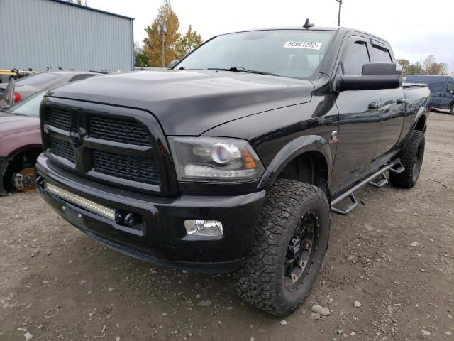 3C6UR5FL1EG314773 - 2014 RAM 2500 LARAMIE BLACK photo 2