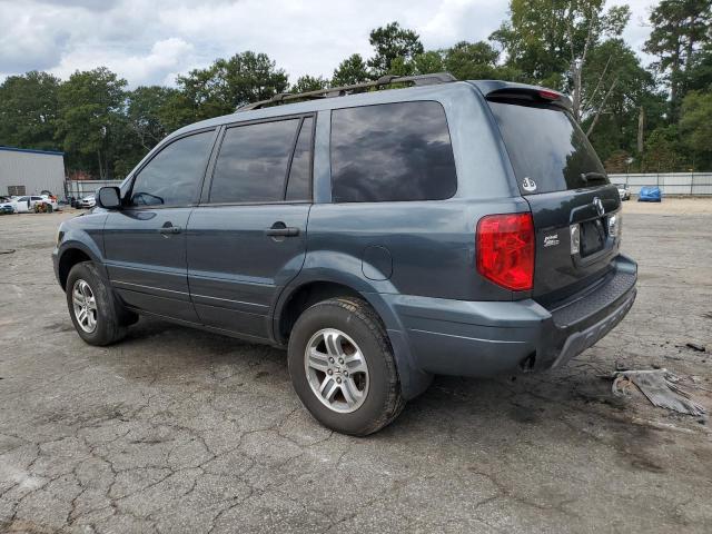 5FNYF18505B018949 - 2005 HONDA PILOT EXL TEAL photo 2