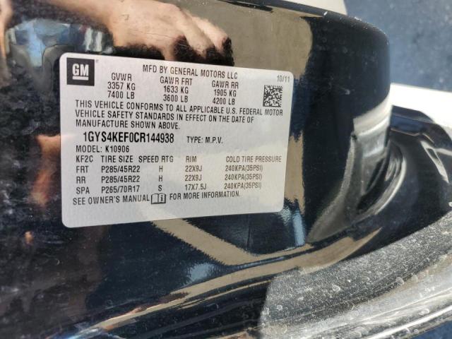 1GYS4KEF0CR144938 - 2012 CADILLAC ESCALADE ESV PLATINUM Qara foto 13