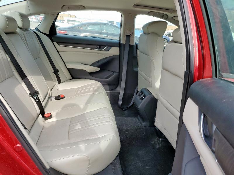 1HGCV1F56JA133723 - 2018 HONDA ACCORD EXL Rouge photo 10