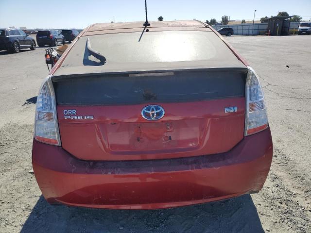 JTDKN3DU2A5089681 - 2010 TOYOTA PRIUS Rot Foto 6