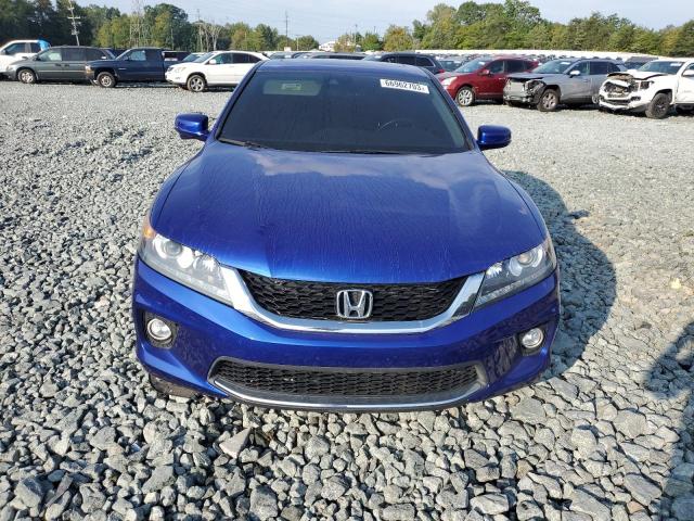 1HGCT2B87FA003582 - 2015 HONDA ACCORD EXL BLUE photo 5