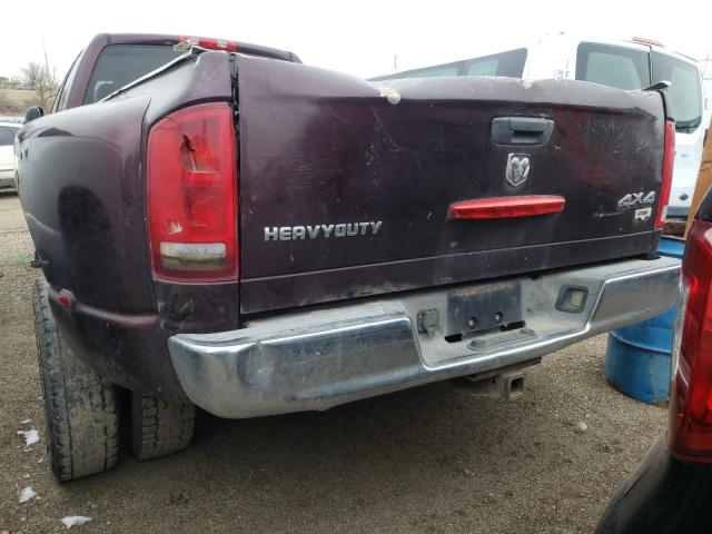 3D7MS48C75G722169 - 2005 DODGE RAM 3500 ST MAROON photo 6