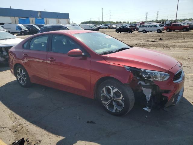 3KPF24AD3ME378954 - 2021 KIA FORTE FE RED photo 4