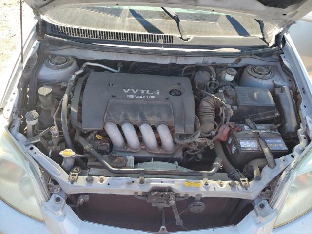 2T1KY30E05C339238 - 2005 TOYOTA COROLLA MA XRS SILVER photo 11