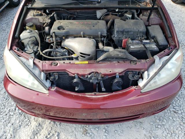 4T1BE32K33U241408 - 2003 TOYOTA CAMRY LE BURGUNDY photo 11