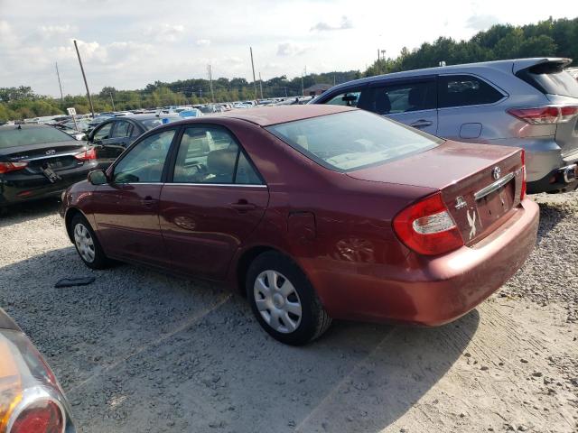 4T1BE32K33U241408 - 2003 TOYOTA CAMRY LE BURGUNDY photo 2