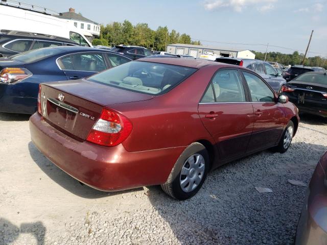 4T1BE32K33U241408 - 2003 TOYOTA CAMRY LE BURGUNDY photo 3