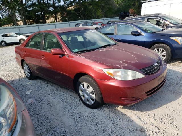 4T1BE32K33U241408 - 2003 TOYOTA CAMRY LE BURGUNDY photo 4