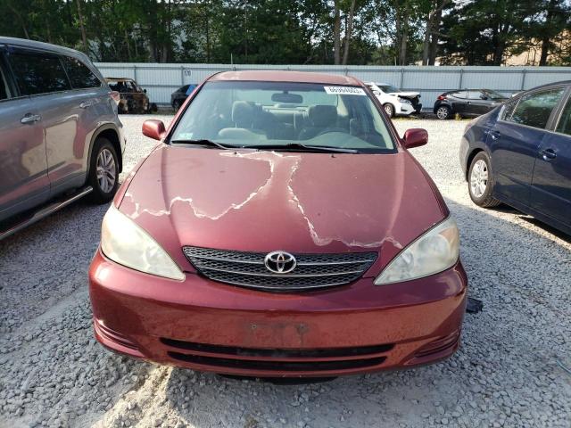 4T1BE32K33U241408 - 2003 TOYOTA CAMRY LE BURGUNDY photo 5