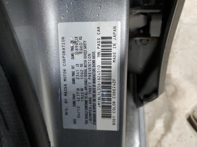 JM1BL1L35D1824510 - 2013 MAZDA SPEED 3 银色 照片 14