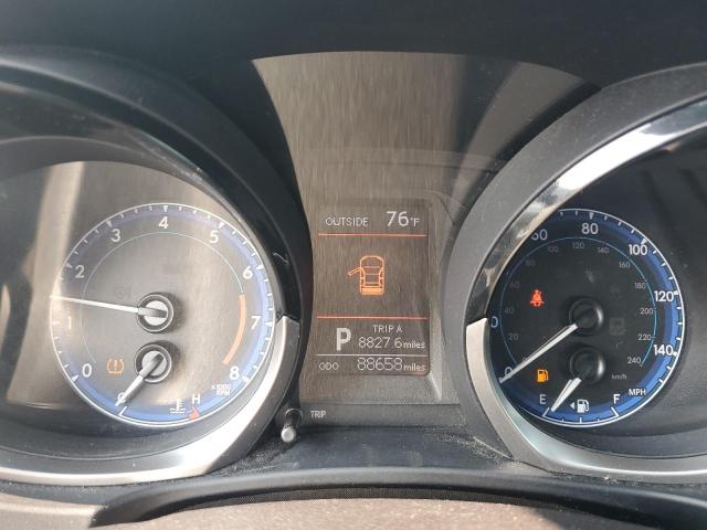 2T1BURHE8GC722186 - 2016 TOYOTA COROLLA L CHARCOAL photo 9