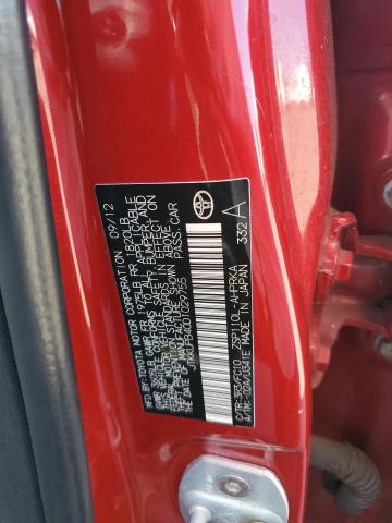 JTKKUPB40D1029755 - 2013 TOYOTA SCION XD RED photo 12