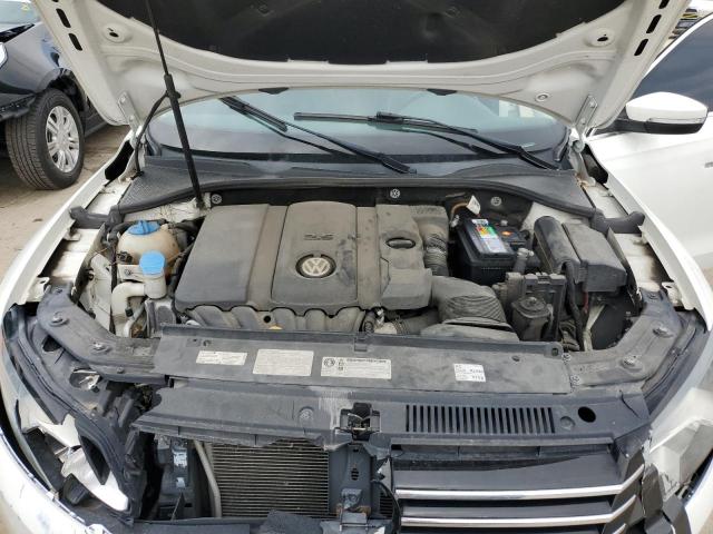 1VWBP7A39EC011135 - 2014 VOLKSWAGEN PASSAT SE WHITE photo 11