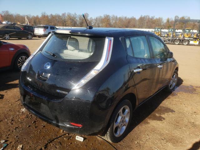 JN1AZ0CP3CT018954 - 2012 NISSAN LEAF SV BLACK photo 4