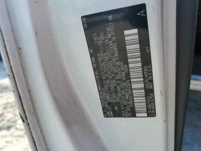 5TBRU34156S472676 - 2006 TOYOTA TUNDRA ACCESS CAB SR5 WHITE photo 12