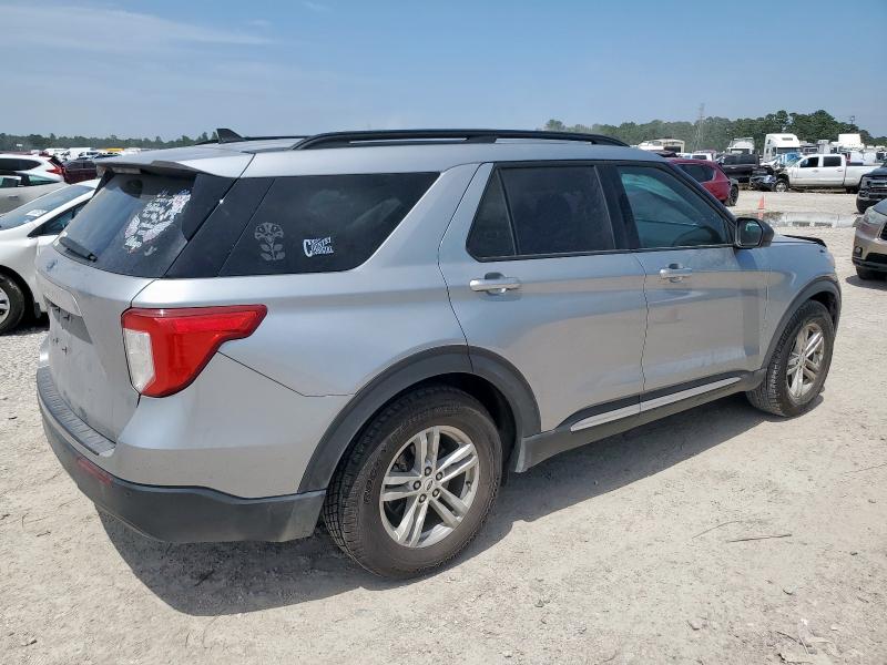 1FMSK7DH8MGA61052 - 2021 FORD EXPLORER XLT SILVER photo 3