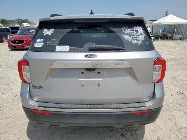 1FMSK7DH8MGA61052 - 2021 FORD EXPLORER XLT SILVER photo 6